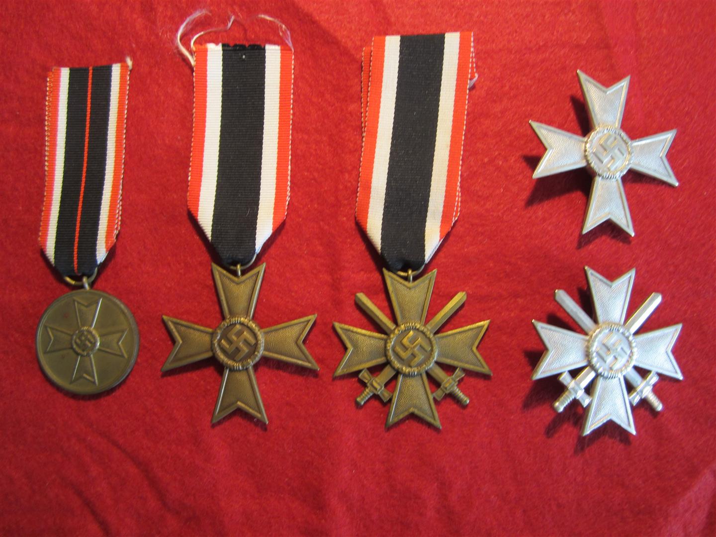 WW2 German War Merit Medals/Crosses